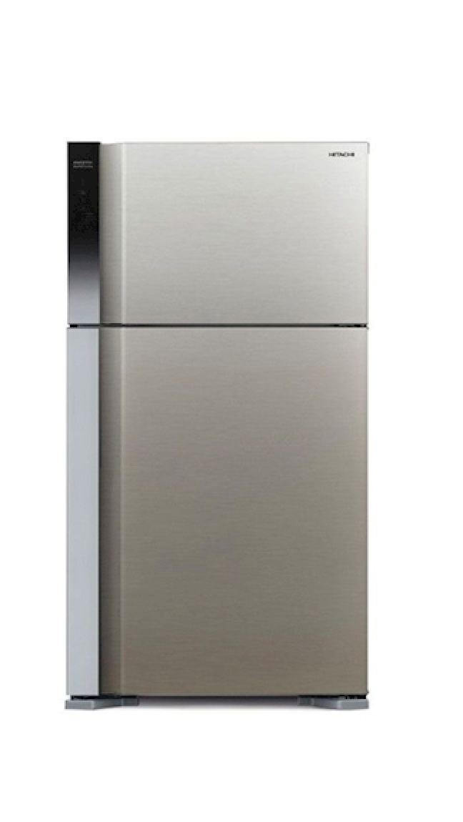Hitachi, Top Mount Refrigerator,r-v765pu 25 Cubic Feet, Inverter, Silver