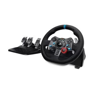 Logitech G29 Driving Force Racing Wheel and Floor Pedals, Real Force Feedback, Stainless Steel Paddle Shifters,