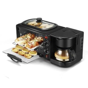 3 in 1 Breakfast Maker 1050-1250 W, 7,0 L, Oven+Grill pan with Lid,+ 6 cup