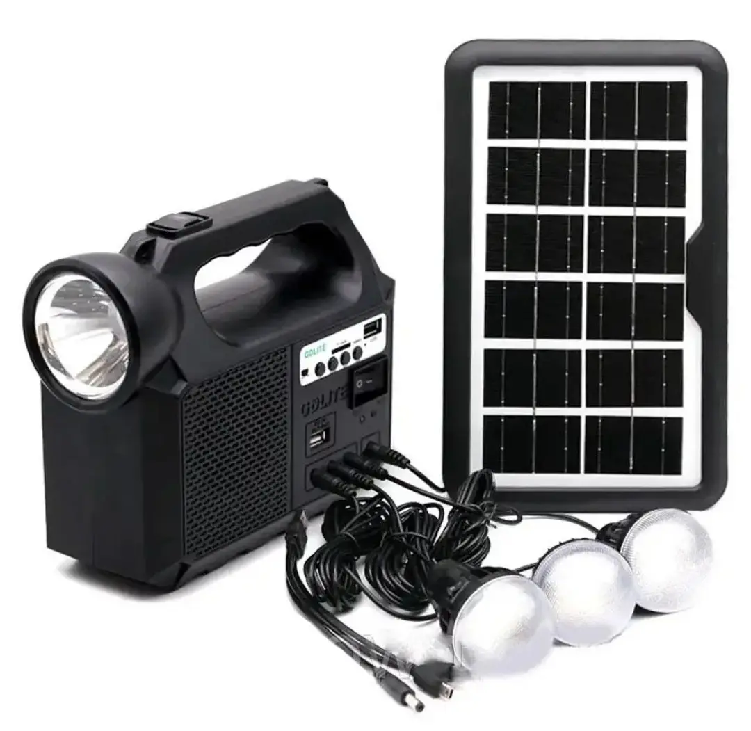 Solar Powered Radio Flashlight Hiking Portable