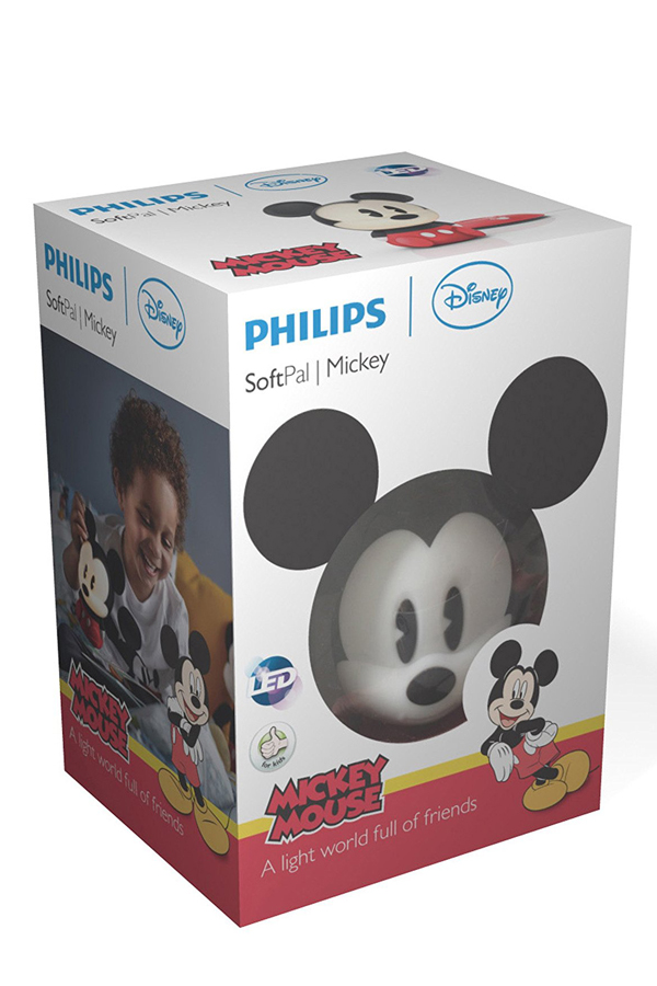 Philips Disney Mickey Mouse SoftPal Guided Night Light and Table Lamp - 1 x 1 W Integrated LED