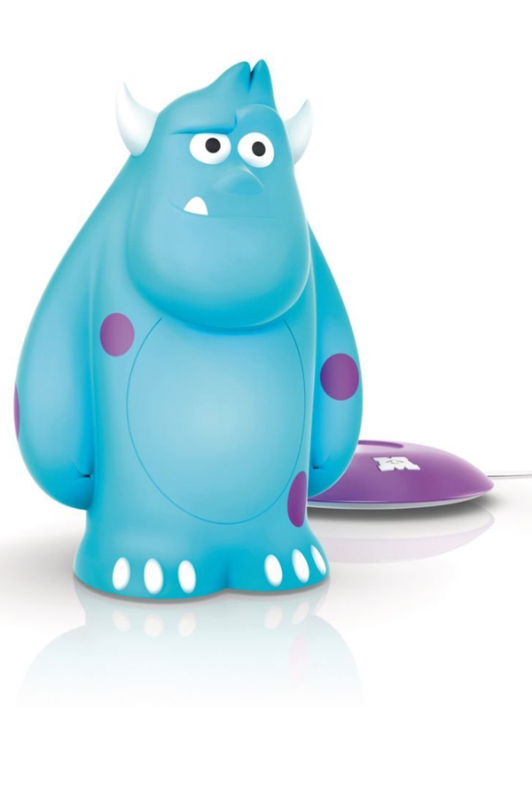 Philips Disney Sulley SoftPal Guided Night Light and Table Lamp - 1 x 1 W Integrated LED