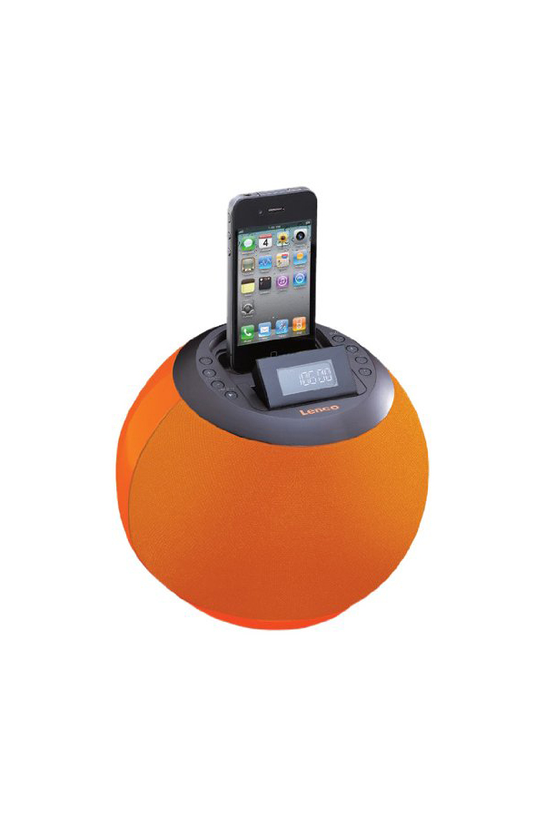 Lenco IPD-4200 Speakerball with iPod Docking Station (Orange)