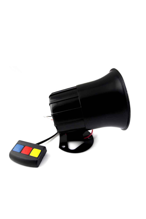 Car DC 12V Wired 3 Sounds Alarm Siren Horn Outdoor with Bracket for Security Protection System alarm systems