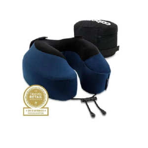 Cabeau - Evolution S3 Neck Pillow, Memory Foam for Travel, Home, Office, Neck Pain, Gaming - Indigo